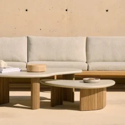 Boomerang outdoor coffee table