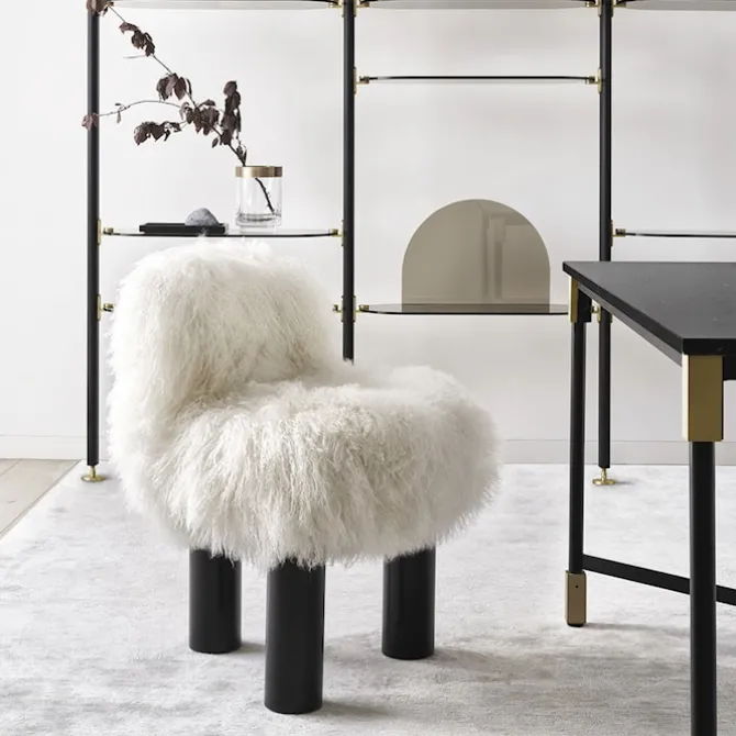 Botolo High Armchair Fur