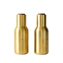 Bottle salt- og pepperkvern Brass