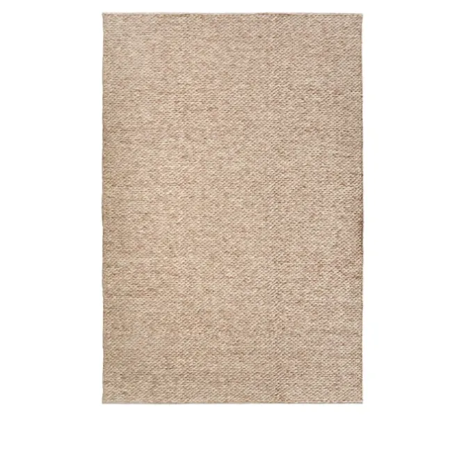 Braids Wool Teppe - Beige Melange