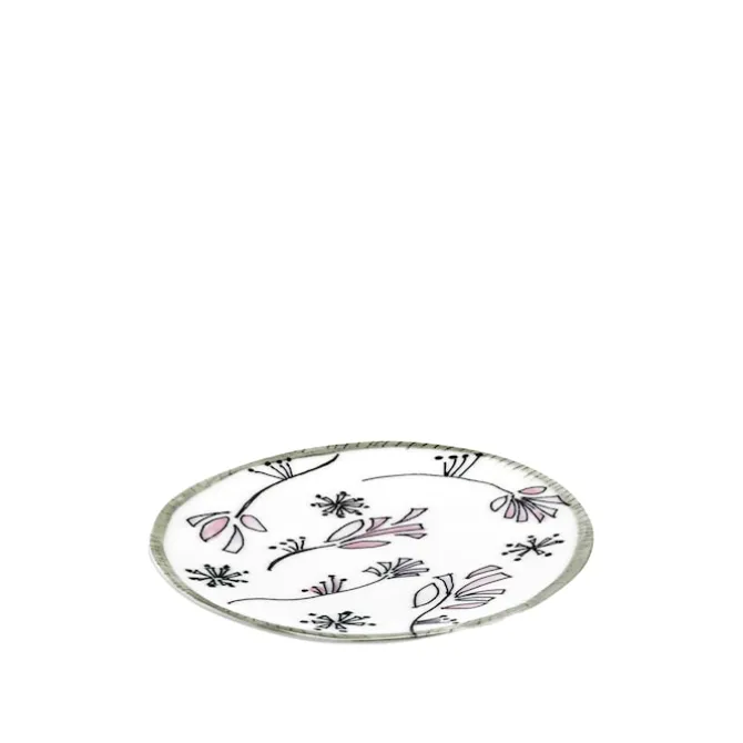 Bread Plate Fiore Rosa - Set of 2