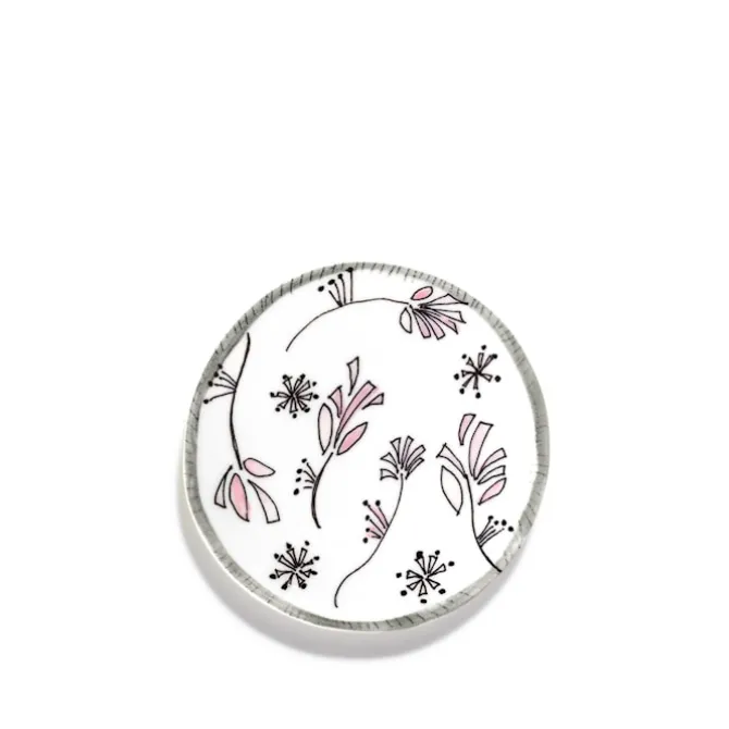 Bread Plate Fiore Rosa - Set of 2