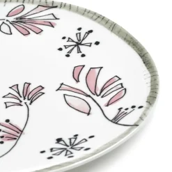 Bread Plate Fiore Rosa - Set of 2