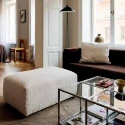 Brick ottoman fotpall