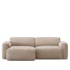 Brick 2-Seater Chaise Lounge Left