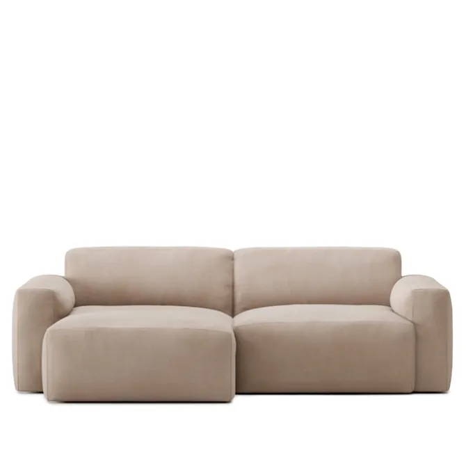 Brick 2-Seater Chaise Lounge Left