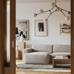 Brick 2-Seater Chaise Lounge Open End Right