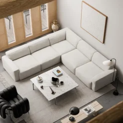 Brick 5-Seater Corner