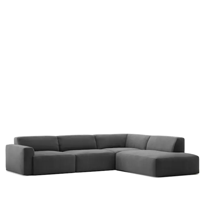 Brick 4-Seater Corner Open End Right