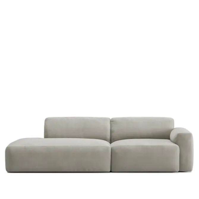 Brick 2-Seater Open End Left