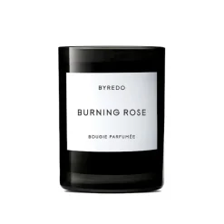 Burning Rose Candle