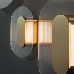 Button Wall Lamp Oval