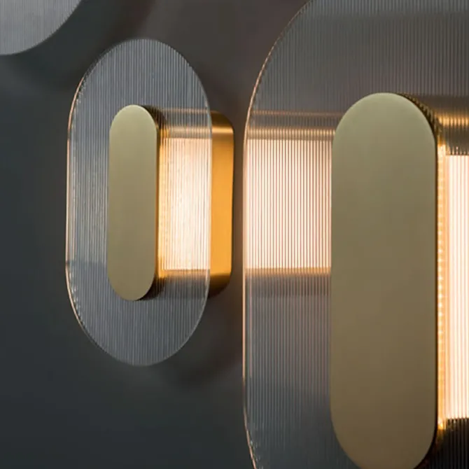 Button Wall Lamp Oval