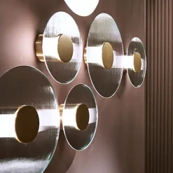 Button Wall Lamp Round