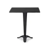 Calais Bord Liten Fot Svartlakkert Aluminium