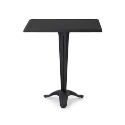 Calais Bord Liten Fot Svartlakkert Aluminium
