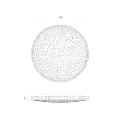 Calipso Vegglampe/Taklampe
