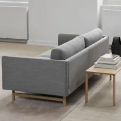 Calmo 2-seters sofa lakkert eik