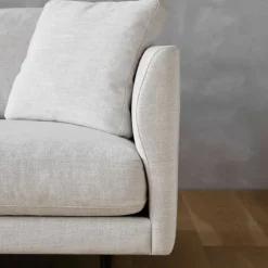 Calmo 3-seters sofa matt krom