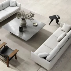 Calmo 3-seters sofa matt krom