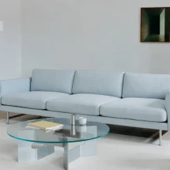 Calmo 3-seters sofa matt krom