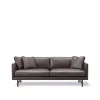 Calmo 2-seters sofa røkt eik