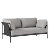 Can 2-seters sofa Black/Black