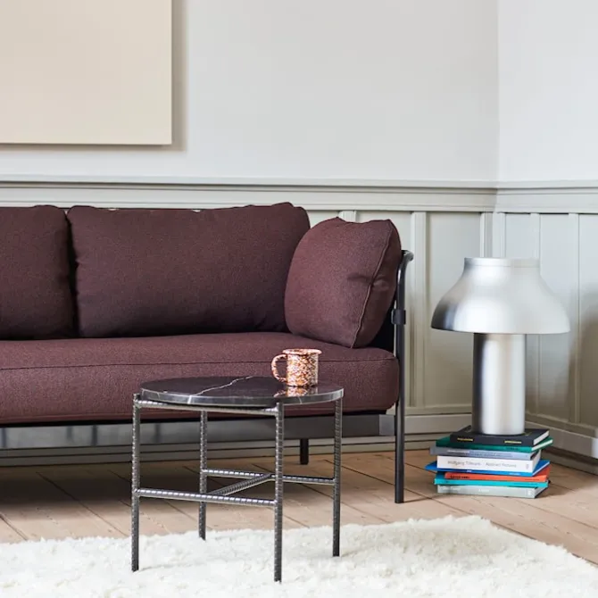Can 3-seters sofa Black/Black