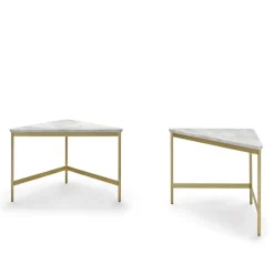 Capilano Small Table 55 x 55 cm - Carrara Marble