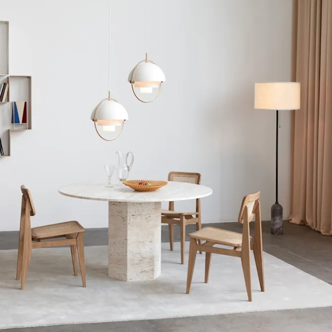 C-Chair spisestuestol finér