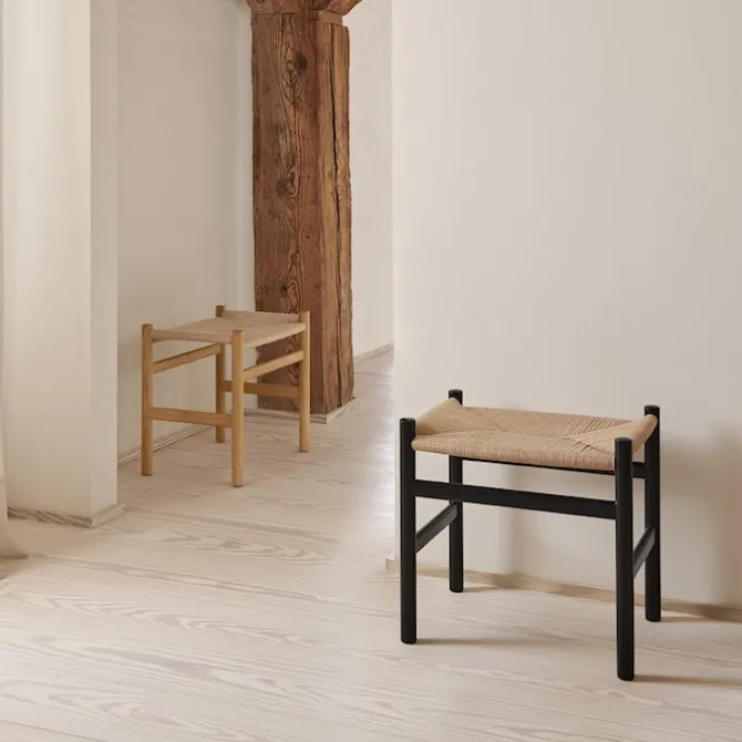 CH53 - Eik/naturfarget flettet papirledning