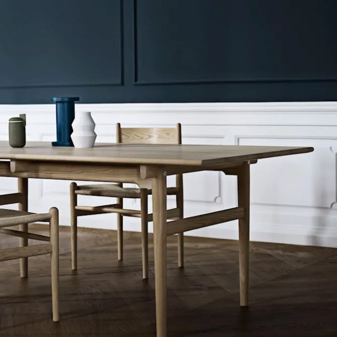 CH37 - Eik/naturfarget flettet papirledning