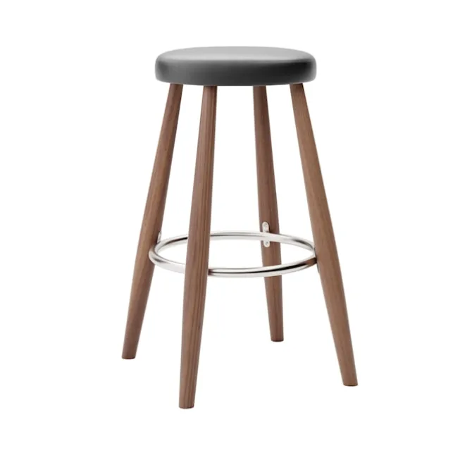 CH58 Low Stool - Valnøtt