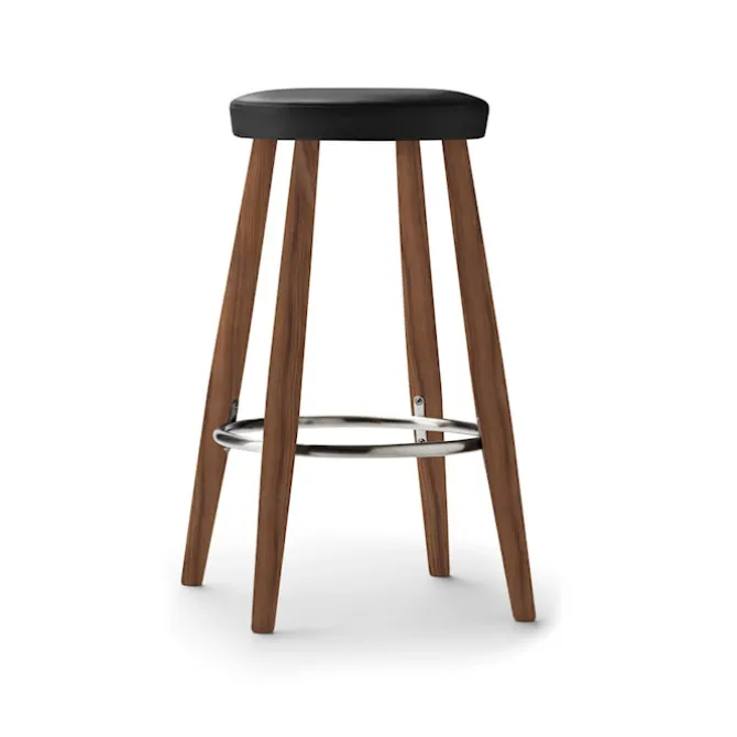 CH58 Low Stool - Valnøtt