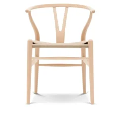 CH24 Y stol - Bøk/Naturlig flettet papirsnor