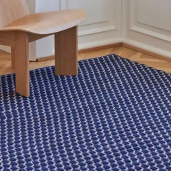 Channel teppe Blue/White