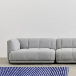 Channel teppe Blue/White