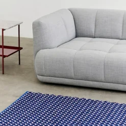 Channel teppe Blue/White