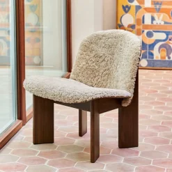 Chisel lenestol Front Upholstery Oak