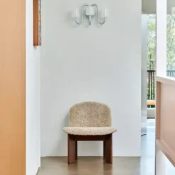 Chisel lenestol Front Upholstery Oak