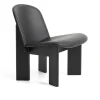 Chisel lenestol Front Upholstery Black Oak