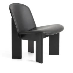 Chisel lenestol Front Upholstery Black Oak