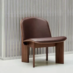 Chisel lenestol Front Upholstery Black Oak