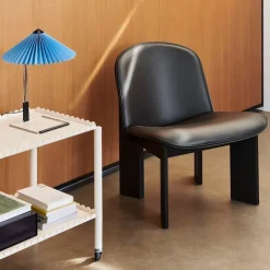 Chisel lenestol Front Upholstery Walnut