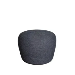 Circle Fotpall Liten, Konisk, Dark Grey, Cane-line Soft Rope