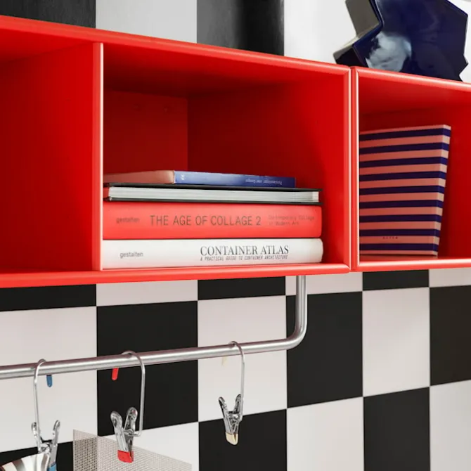 Coat Shelf With Clothes Rack