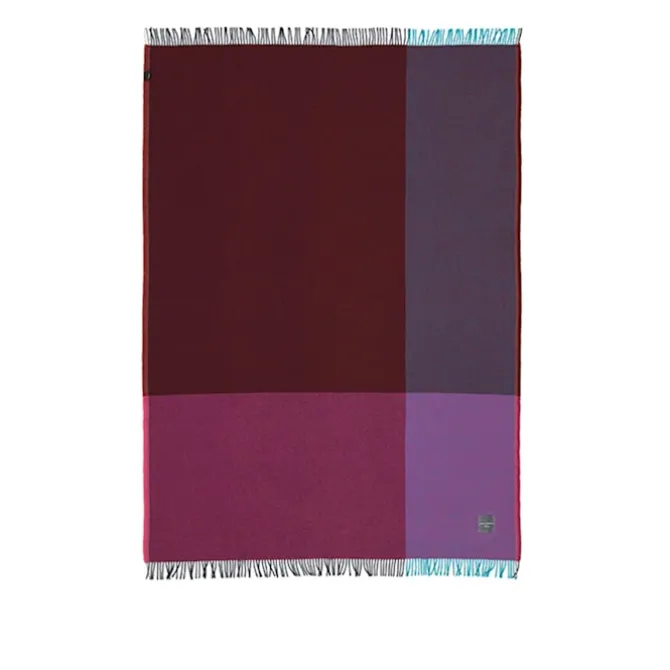Colour Block Blanket ullteppe