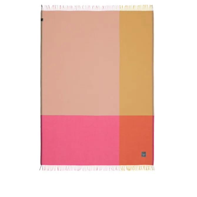 Colour Block Blanket ullteppe