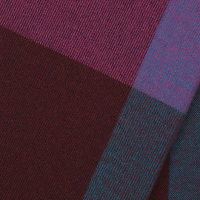 Colour Block Blanket ullteppe
