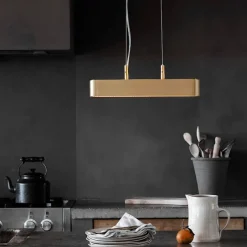 Colt Single Pendant, Brass/Bronze